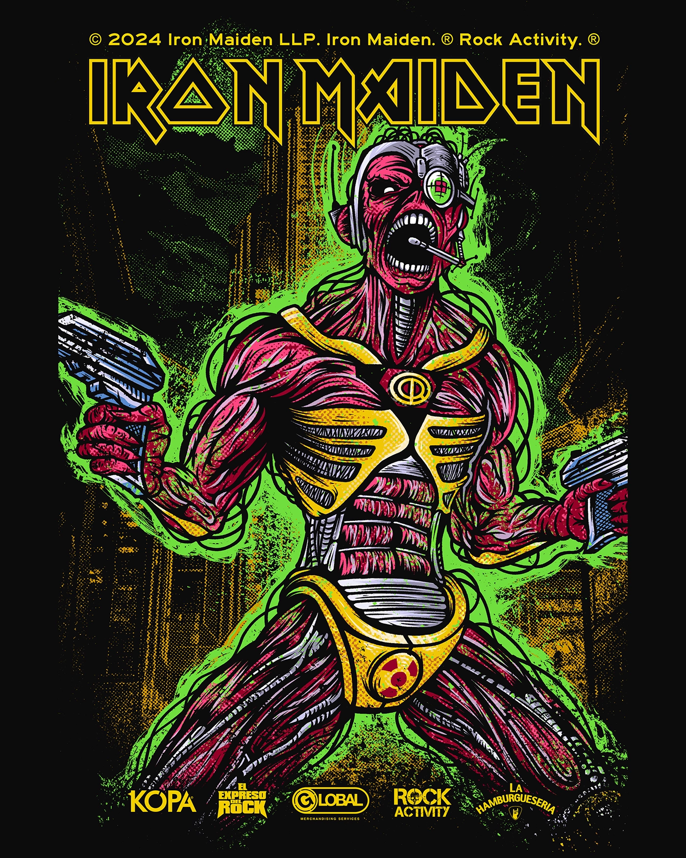 IRON MAIDEN – R.A. OFFICIAL POSTER #2