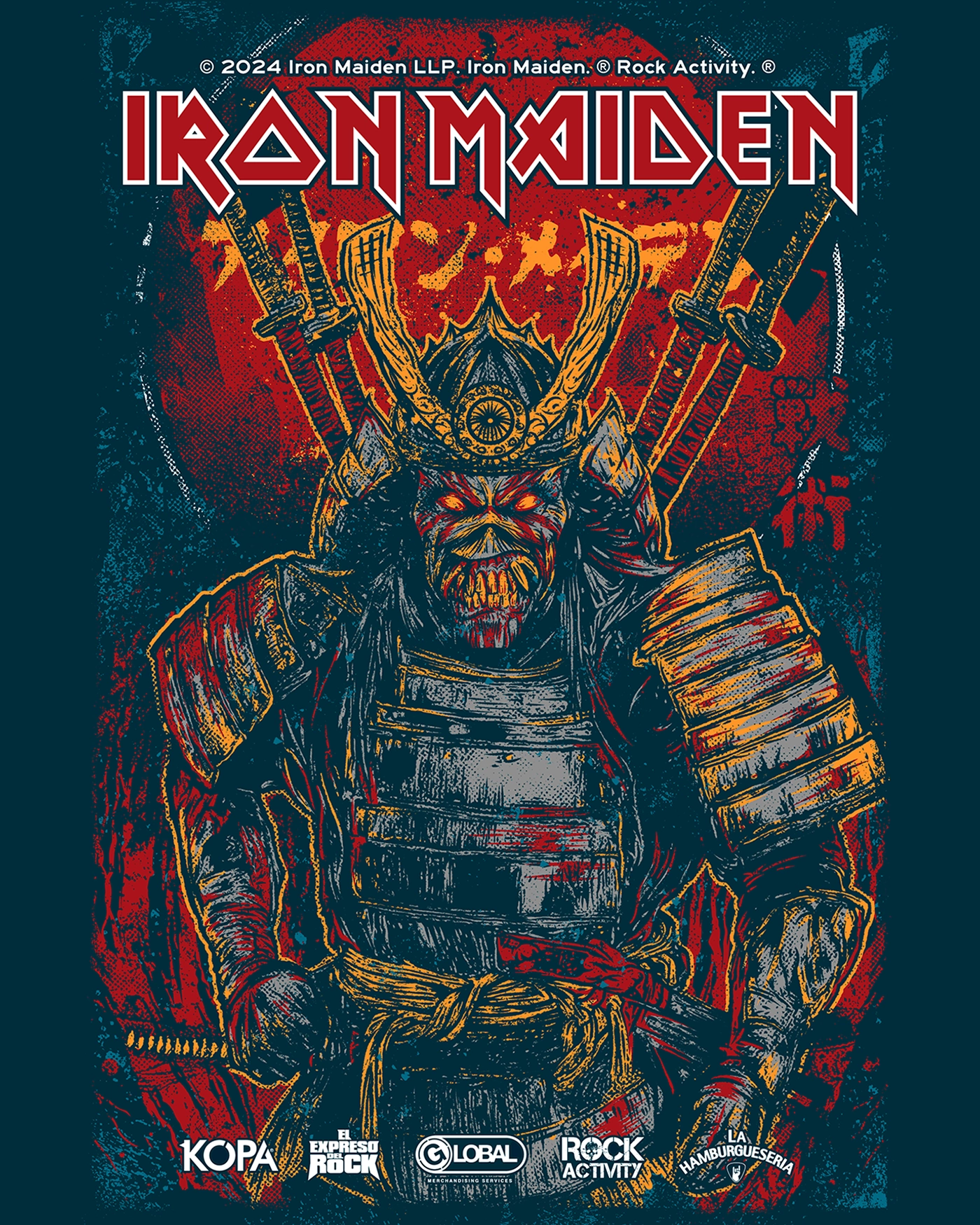 IRON MAIDEN – R.A. OFFICIAL POSTER #1